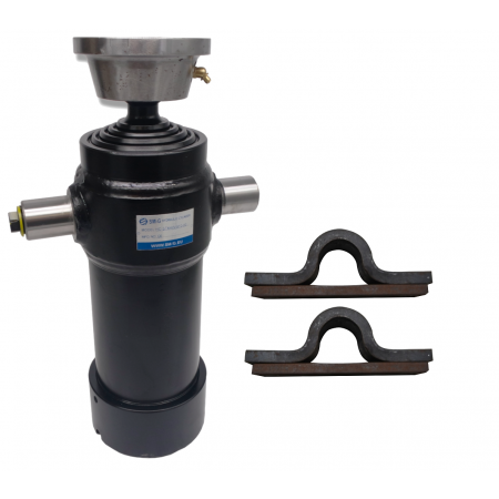 Siłownik Cylinder TELESKOP 910mm 7T Przyczep WYWRÓT Na Tył + MOCOWANIA